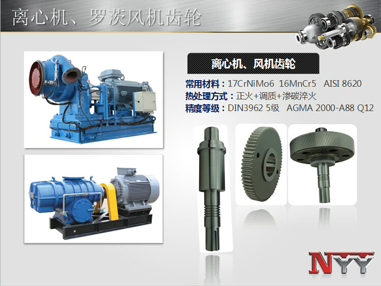 離心機(jī)、風(fēng)機(jī)齒輪
